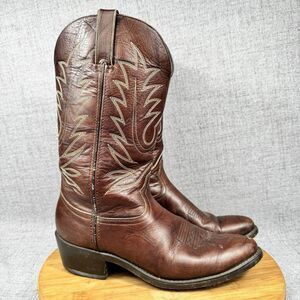 Vintage Durango Western Boots Men's Size 9 D Cowboy Leather